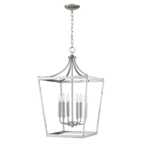 Kennedy 6-Light Satin Nickel Pendant