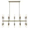 Perret 20-Light Aged Brass Island Pendant