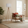 Tall Corner Floor Lamp, Energy Efficient LED Standing Light for Living Room