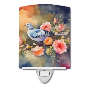 NEW Dove Ceramic Night Light Compact, UL-Certified, Ideal for Bedroom, Bathroom, Nursery, Hallway, Kitchen, 6x4x3, Multicolor