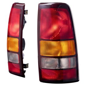 Tail Light Assembly Compatible with 1999-2003 Chevy Silverado 1999-2006 GMC Sierra 1500 1500 HD 2500 2500 HD 3500