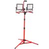 LED Work Light with Stand, 10000 Lumen Dual-head LED Work Light with 27.6\"-68.1\"" Adjustable and Foldable Tripod Stand"