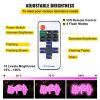 Let's Party Neon Sign, 23"X10" Neon Sign for Wall Decor, Adjustable Brightness Pink Neon Light Sign with Remote Control and Power Adapter