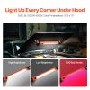 VEVOR Underhood Work Light, 1250LM, 6000mAh Rechargeable Magnetic Bright LED Light, Portable Cordless Mechanic Work Light Bar