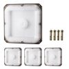 4 Pack LED Canopy Lights, 80W, 8800LM 5000K Daylight Commercial Industrial Outdoor Canopy Lights