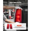 Tail Light Assembly Compatible with 1988-1999 Chevy/GMC C/K 1500 2500 3500, 1992-1999 Chevy/GMC Suburban 1500/2500