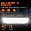 4 Pack LED Canopy Lights, 80W, 8800LM 5000K Daylight Commercial Industrial Outdoor Canopy Lights
