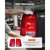 Tail Light Assembly Compatible with 2009-2018 Dodge Ram 1500 2500 3500, 2019-2020 Dodge Ram 1500 Classic
