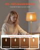 VEVOR LED Candelabra Bulbs, 12-Pack Dimmable Chandelier Light Bulbs, Vintage Flame Tip Candle Light Bulb with 2725K Warm Lighting