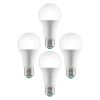 Smart Light Bulbs, 4-Pack, 9W Multicolor LED Bulbs, 800 Lumens with Smart Control Compatibility for Vera, Google Assistant, Amazon Alexa, iOS, Android