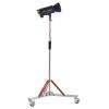 VEVOR Heavy Duty Light Stand with Casters, Max Height 10.5 ft/320 cm, Adjustable Tripod Stand with Stainless Steel, Photography Wheeled Base Stand