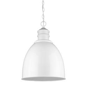 Colby 1-Light White Pendant