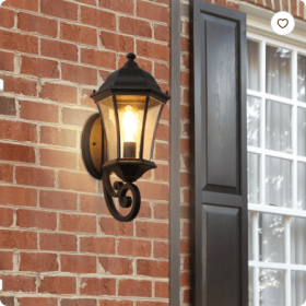 1-Pack Vintage Wall-Mounted Outdoor Lantern Light  Elegant Black Metal Sconce For Porch, Patio, And Garden Lighting  Bulb Not Included (Option: Black)