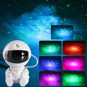 Galaxy Projector Night Light;  Star Projector with Timer;  Remote Control;  Astronaut Nebula Projector Suitable for Kids Bedroom;  Game Room and (Color: as pic A)